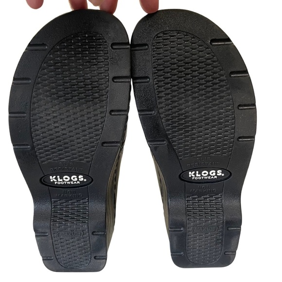 Klogs Naples Black Loafers Slip-Ons Comfortable Nursing Durable - Picture 5 of 8